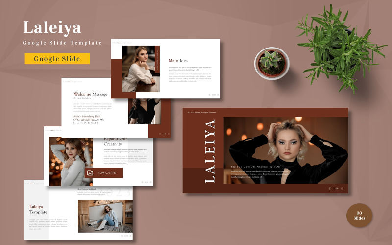 Laleiya - Google-diasjabloon