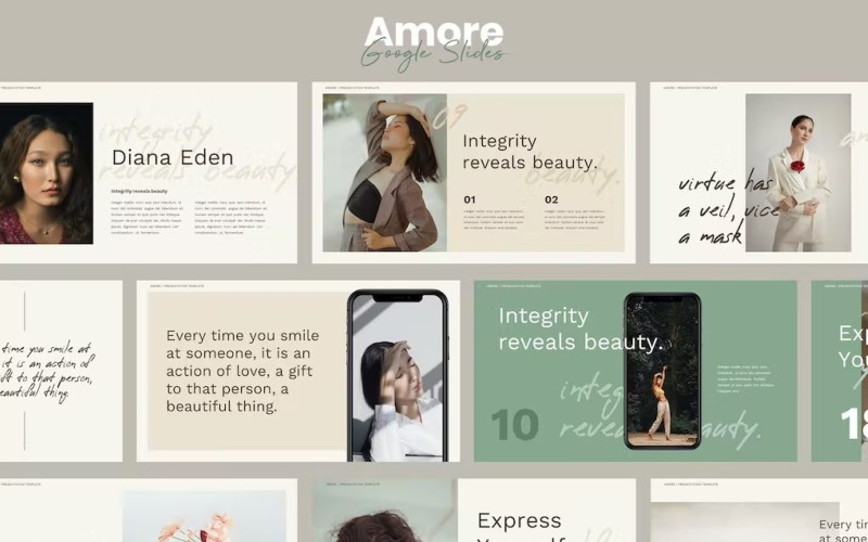 Tema Amore Estético Presentaciones de Google