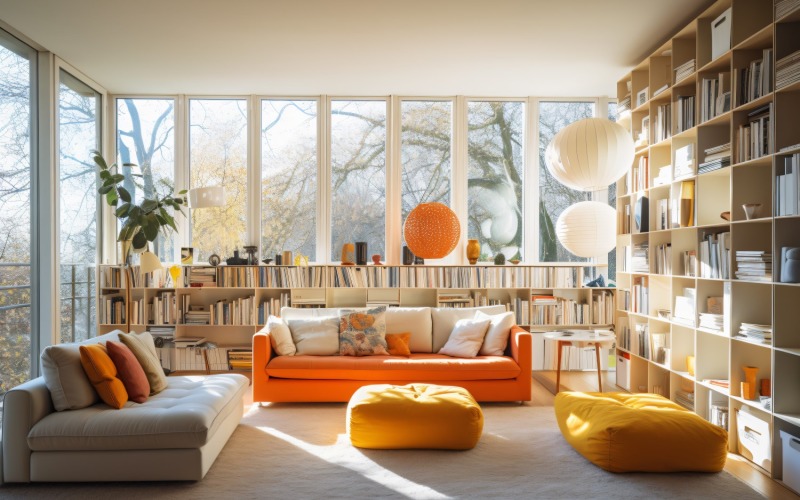 El arte de la vida italiana Diseños opulentos de salas de estar 426