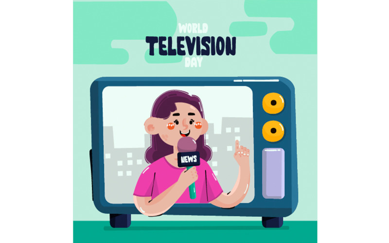 Illustration zum Weltfernsehtag