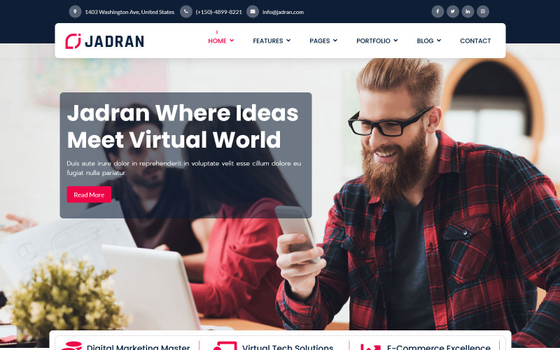 Jadran Business Finance Joomla-sjabloon