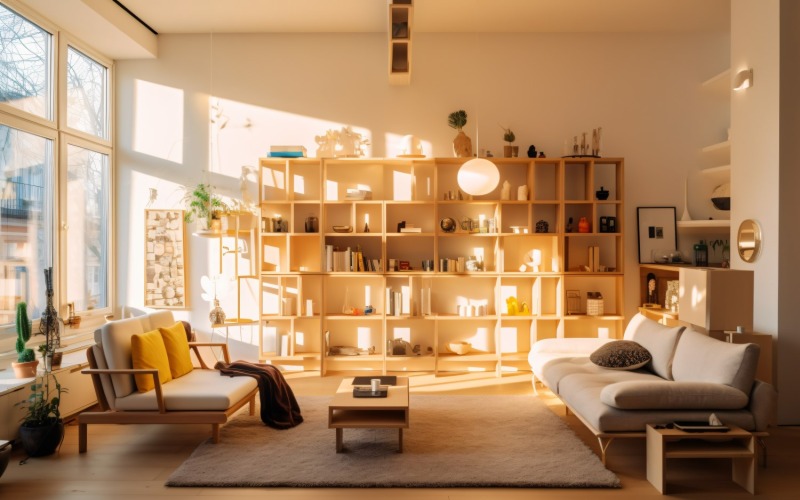La elegancia redefinió un oasis de sala de estar italiano 423