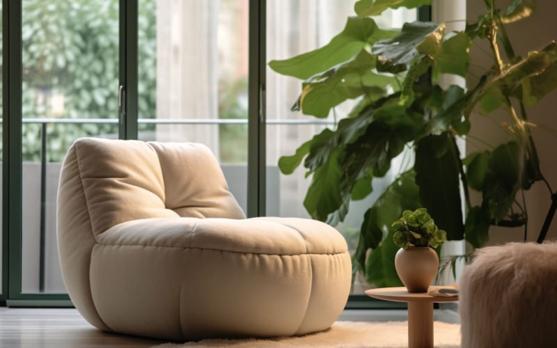 Interiores luxuosos de sala de estar com toque italiano 467