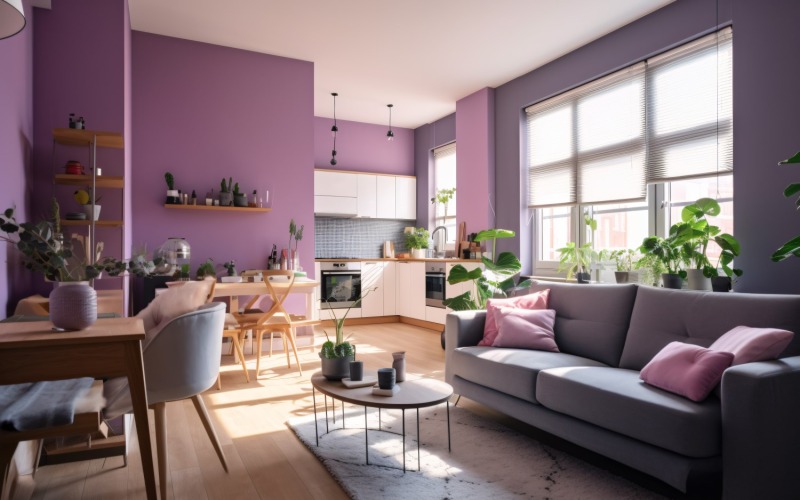 Interiores de sala de estar lujosos con estilo italiano 571