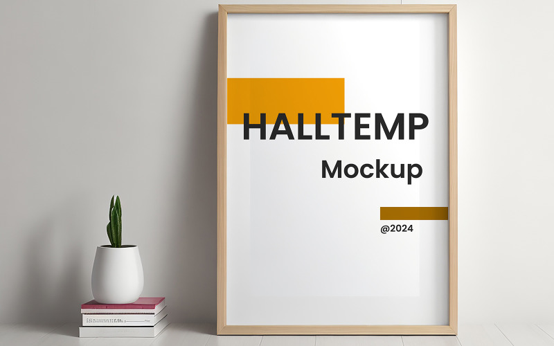 Maquete de moldura de pôster - Maquete de moldura de pôster #25