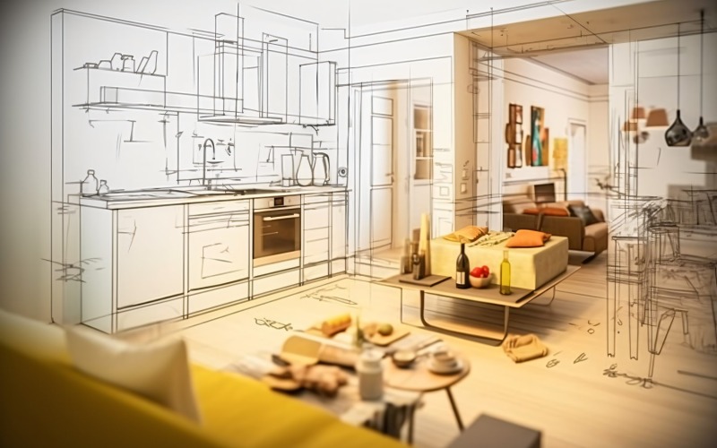 经典舒适意大利客厅优雅 776
