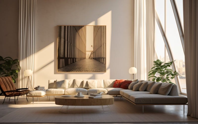 Um toque de Itália inspirando salas de estar interiores italianas 759