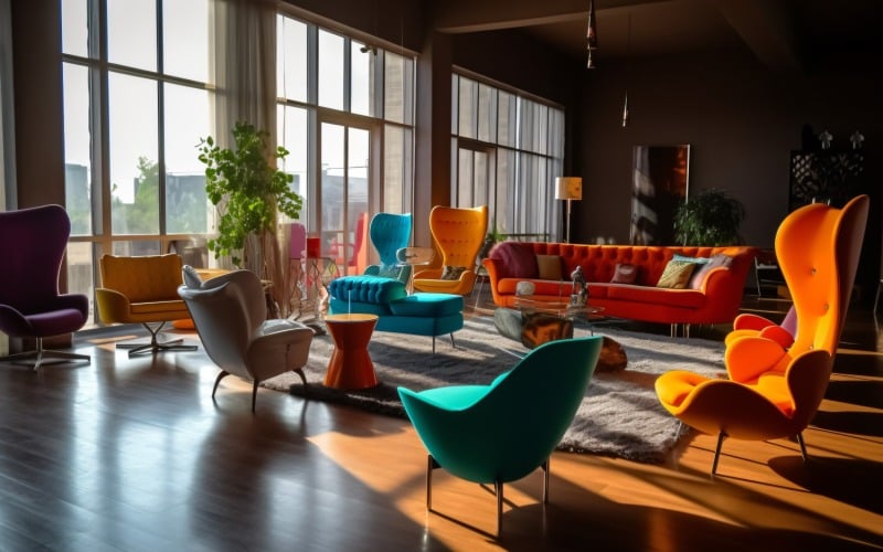 La elegancia redefinió un salón italiano Oasis 798