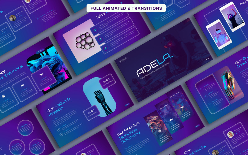 Adela – Digital Business Keynote-Vorlage