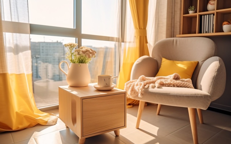 Italiaanse flair Luxe woonkamerinterieur 933