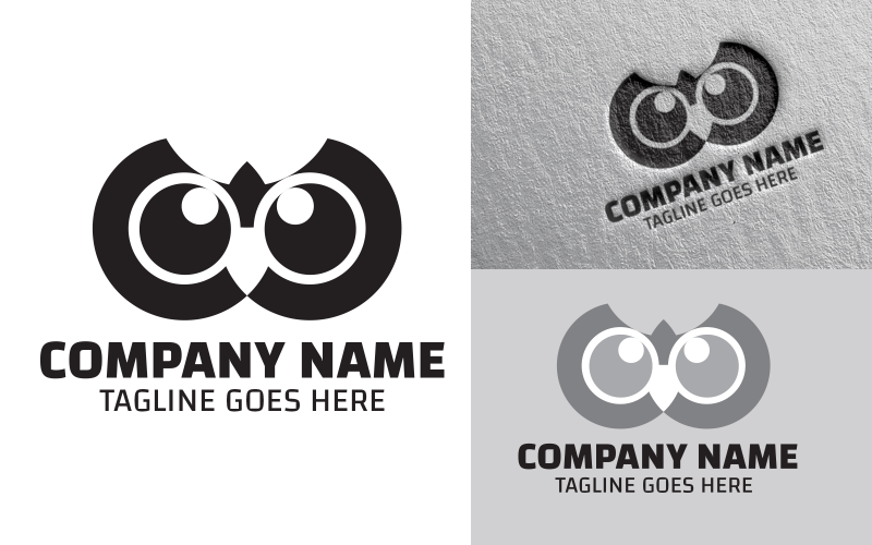 Plantilla de logotipo de búho animal Plantilla de logotipo de búho