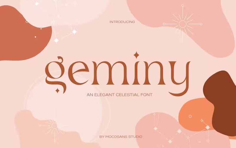 Geminy - Fonte Retro Elegante