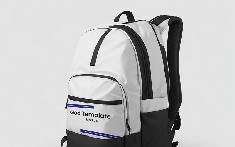 Maqueta de paquete de 5 mochilas