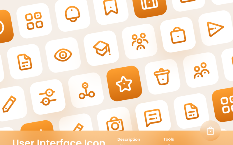 Pictogram voor gebruikersinterface instellen Kleurovergangsstijl