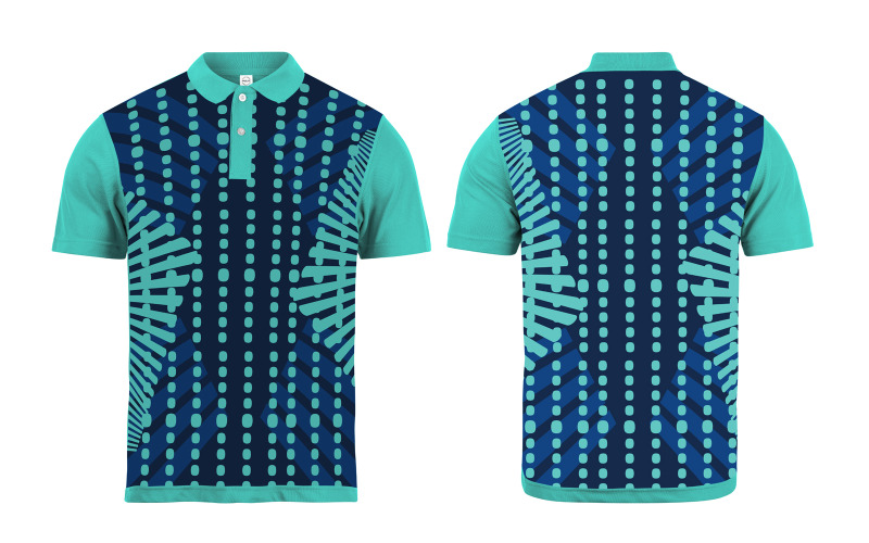 Polo T-shirt modello di progettazione