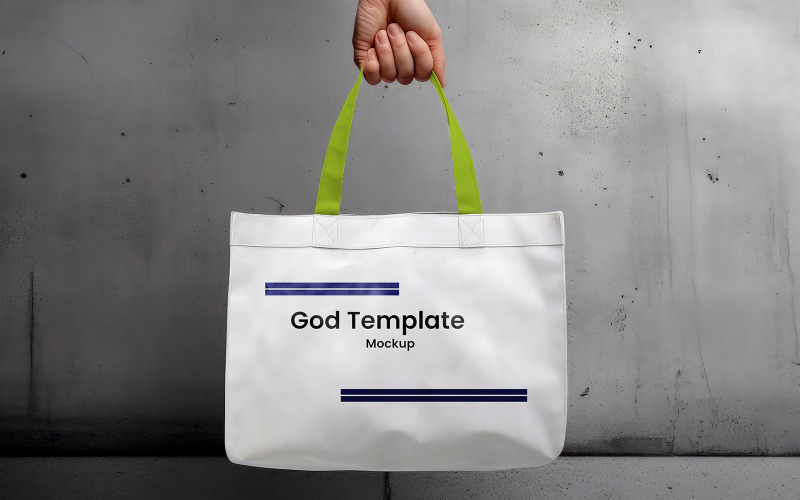 Mockup di borsa in tela n. 04