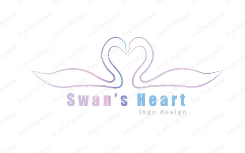Logotypdesign för Swans' Heart
