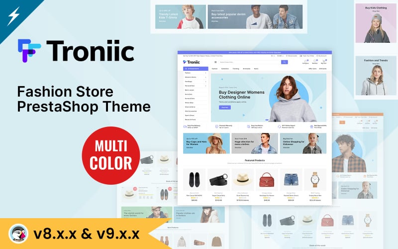 Troniic Fashion and Clothes PrestaShop Theme
