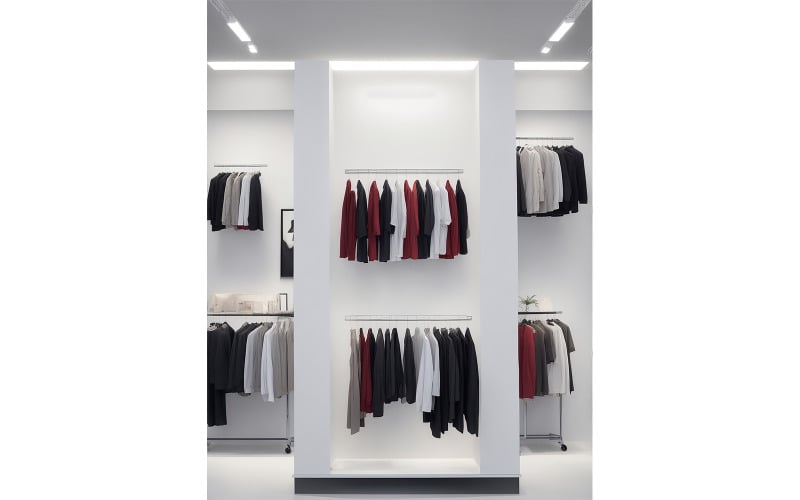 Prezentace oděvních produktů v showroomu č. 01