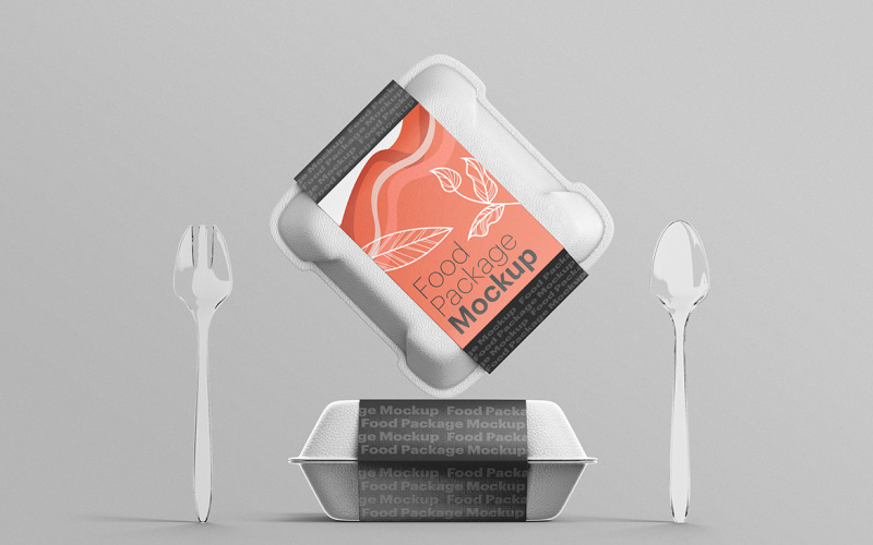 Lebensmittelpaket-Mockup Band 06