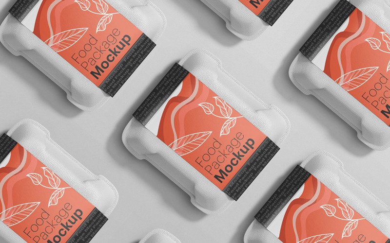 Lebensmittelpaket-Mockup Band 14