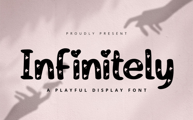 Infinitely — игривый отображаемый шрифт