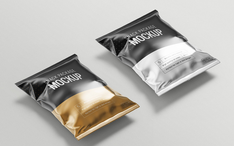 Snack Package Mockup PSD Template Vol 16