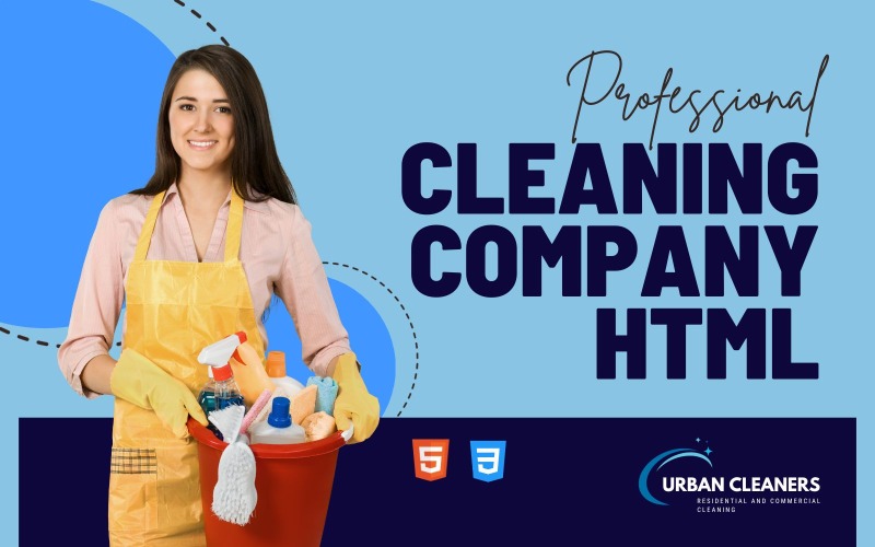 UrbanCleaners – HTML5-Vorlage für Reinigungsunternehmen