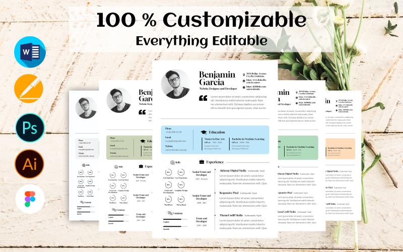 技能组专业之旅简历/简历模板