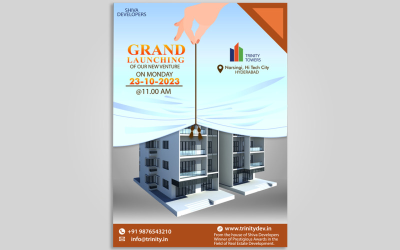 Launching of New Building Project Template - TemplateMonster