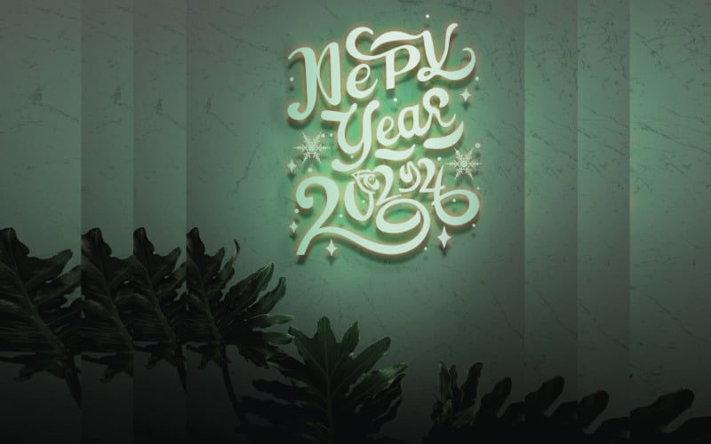 Projekt Logo Nowego Roku 2024