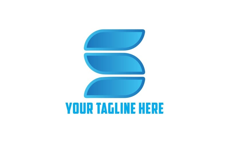 Design de logotipo de letras S e S 11