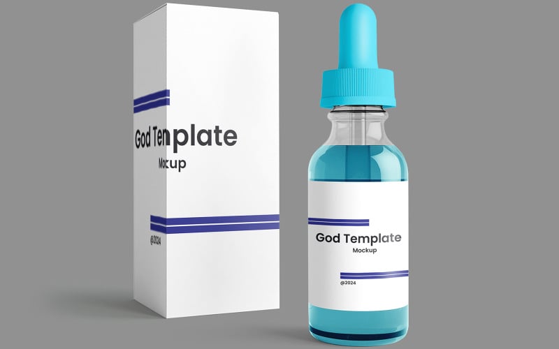 Dropper Bottle Mockup - Dropper Bottle Mockup