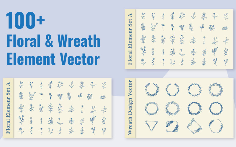 Bloemen / kransen Set van Element