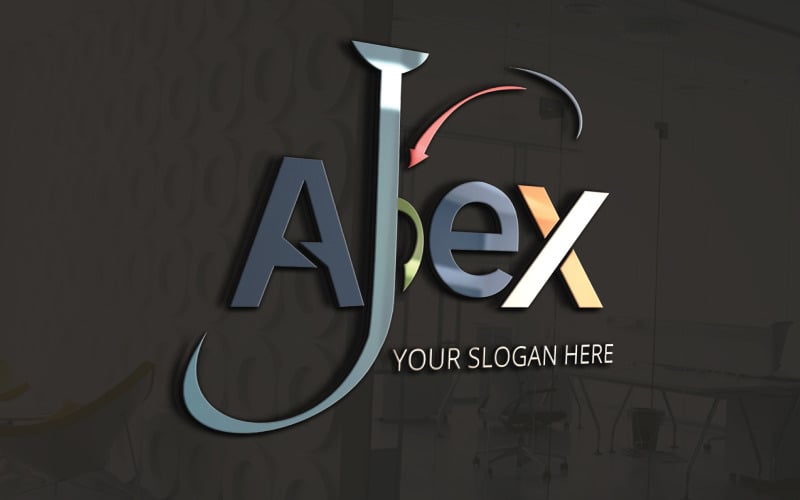 Szablon projektu logo firmy Apex