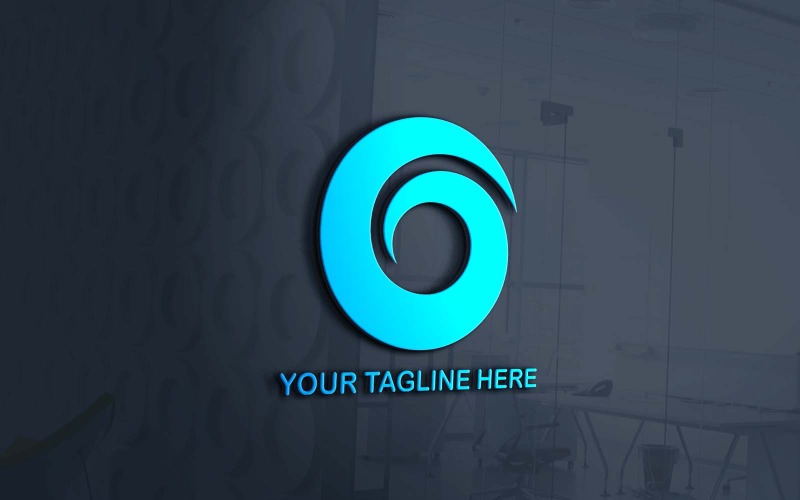 Creatief O Trendy bedrijfslogo ontwerp