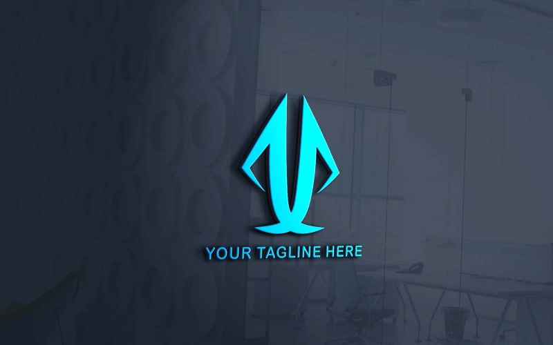 Création de logo d'entreprise tendance Creative U
