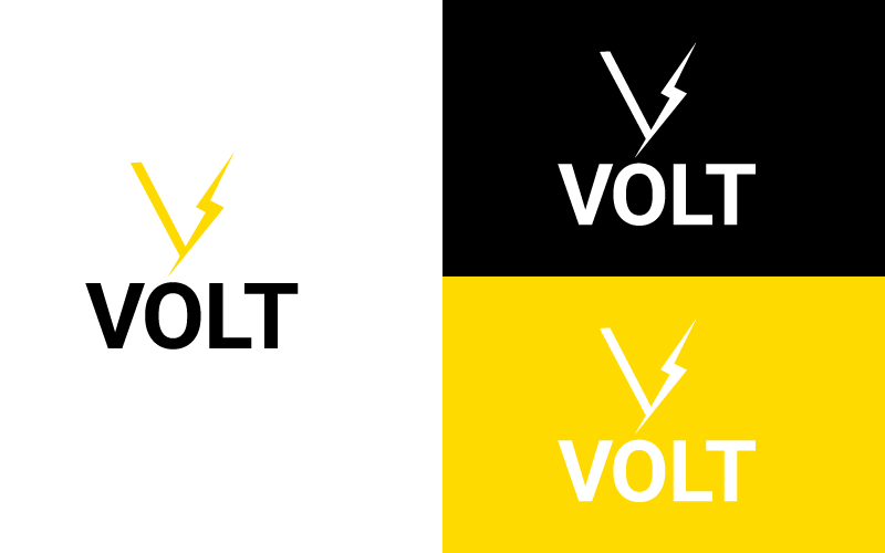 Volt Logo Design | professionell logotyp | Kreativ logotyp