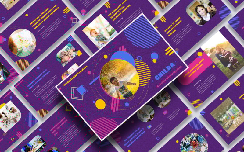 Childa – Oktatási Kids Keynote sablon