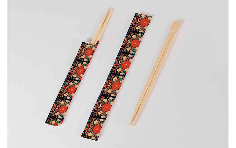 Chopsticks Mockup - Макет паличок для їжі