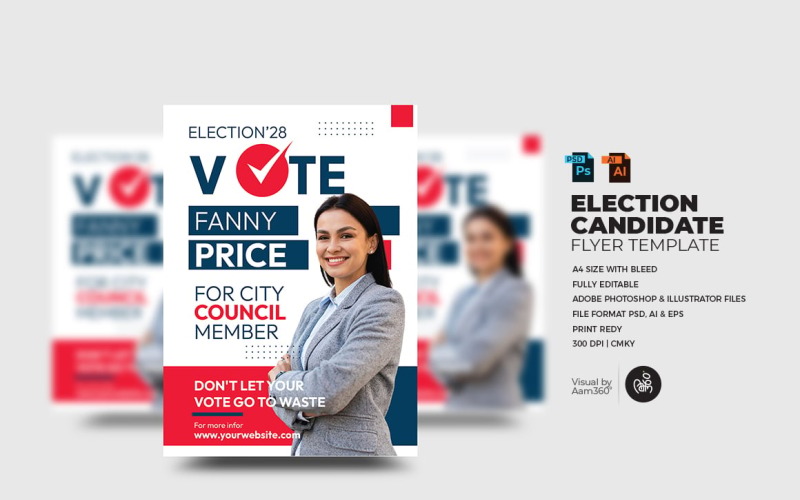 Modèle de dépliant de candidat aux élections_V10