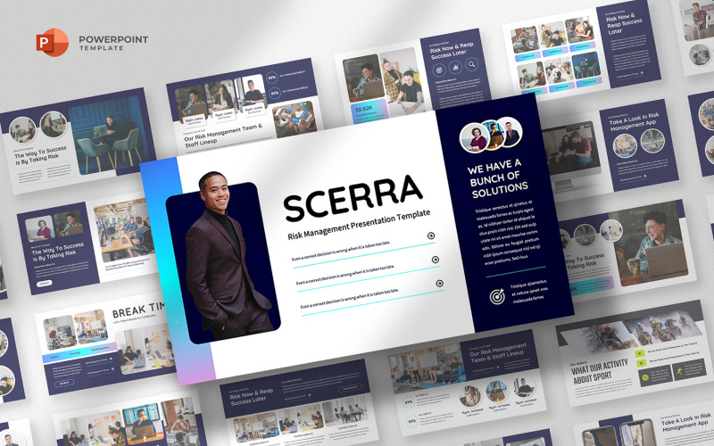 Scerra - Powerpoint-Vorlage für Risikomanagement