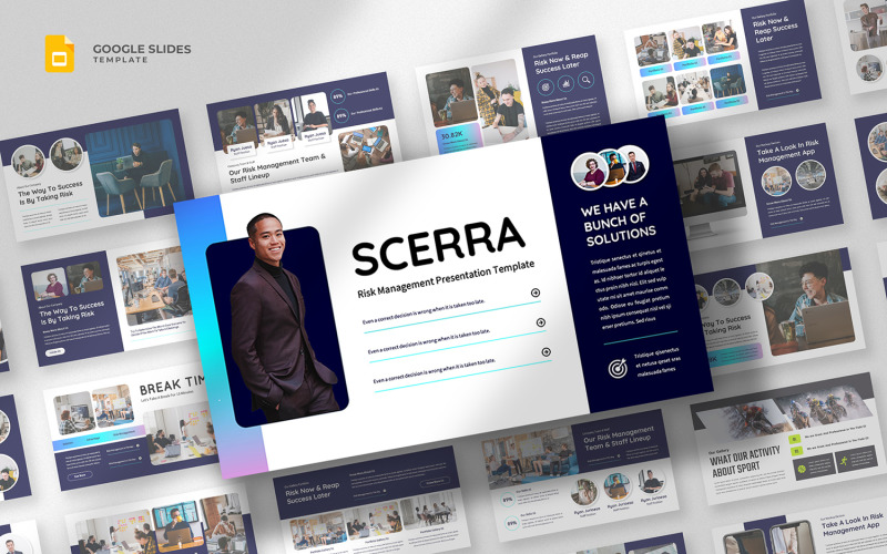 Scerra - Modèle Google Slides de gestion des risques