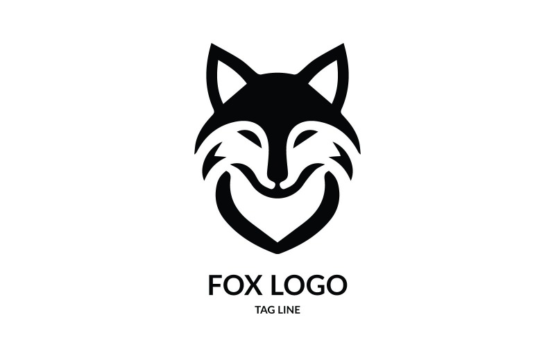 Iconic Fox Head Logo Template #370466 - TemplateMonster