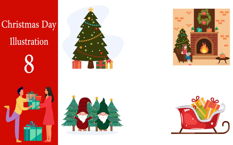 Illustration du jour de Noël