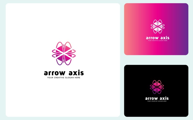 Kreativa hexagonal pillogotyp designmall