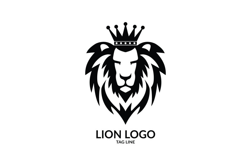 Logo-Vorlage für den König der Löwen