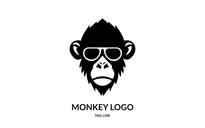 Monkey Head Vector Logo Template #370474 - TemplateMonster