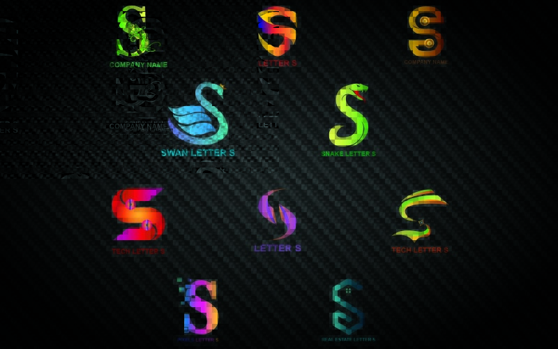 Letter S Logo Template For All Companies And Brands
