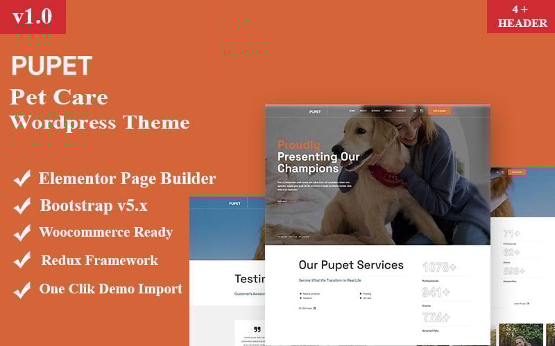 Báb- Pet Care Wordpress téma